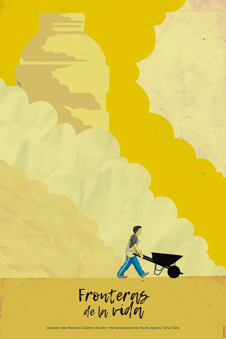 Frontiers of life poster background