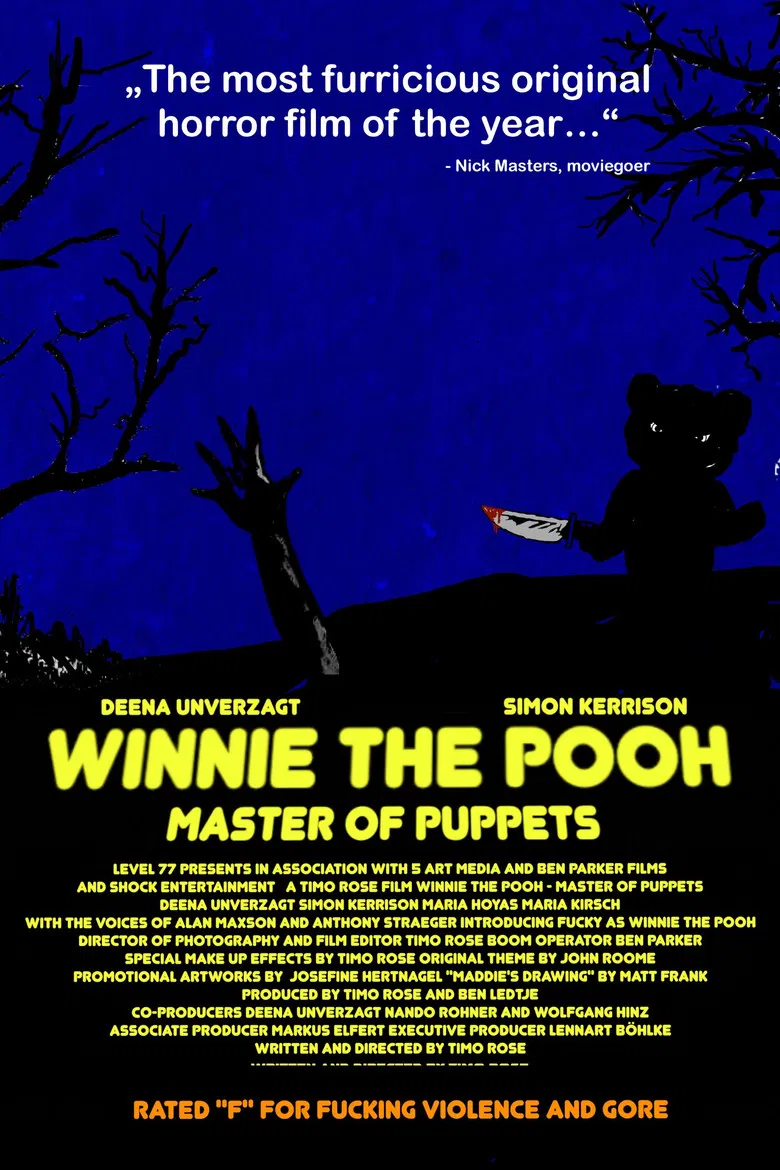 Winnie the Pooh: Master of Puppets poster background