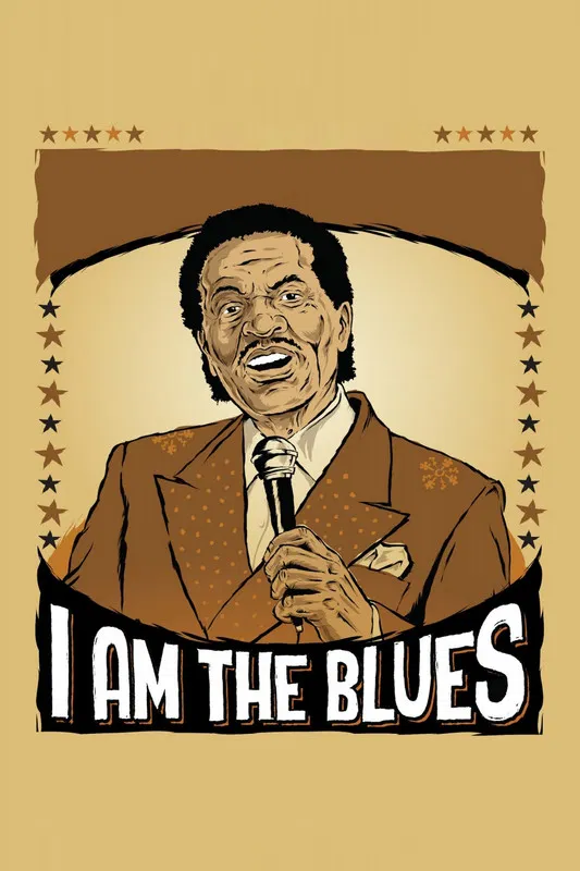 I Am The Blues poster background