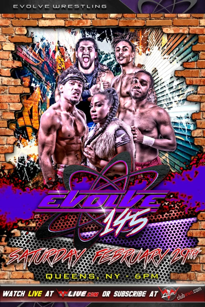EVOLVE 145 poster background