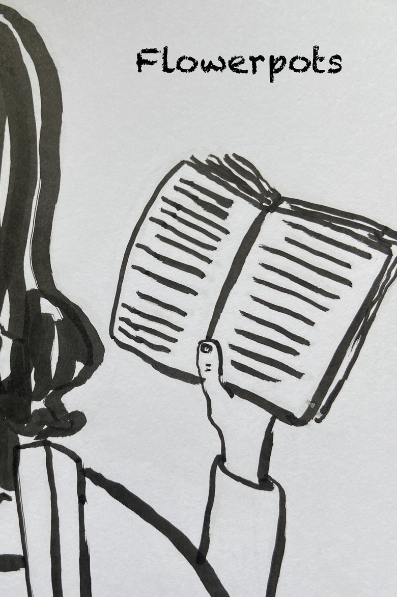 Flowerpots poster background