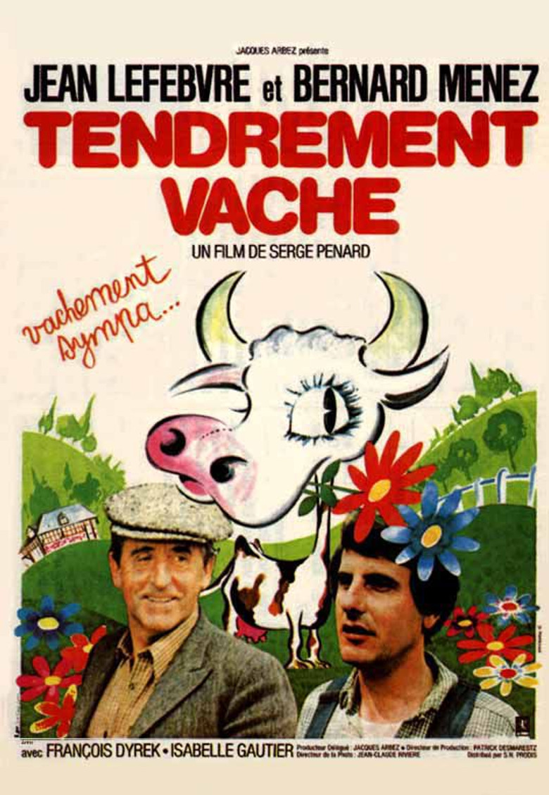 Tendrement vache poster background