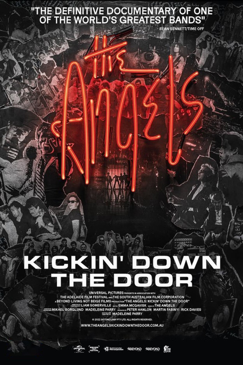 The Angels: Kickin' Down The Door poster background
