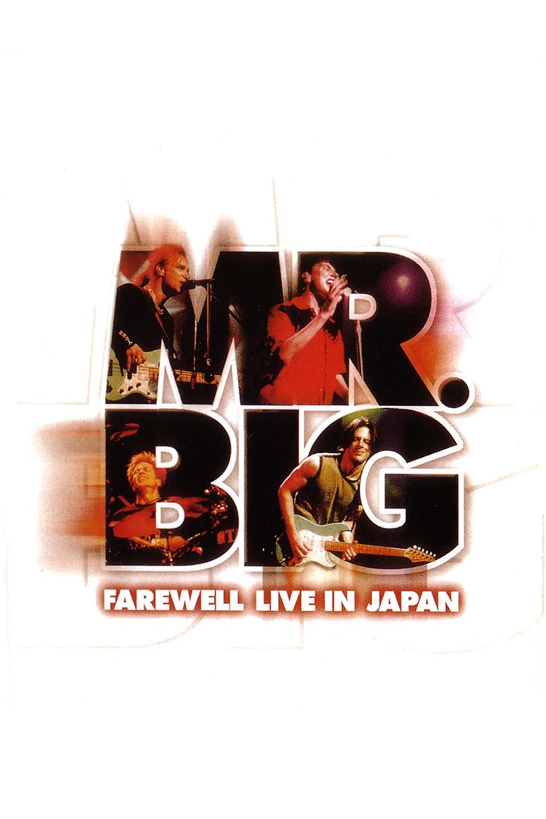 Mr. Big: Farewell Live in Japan poster background
