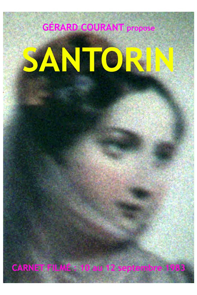 Santorin poster background