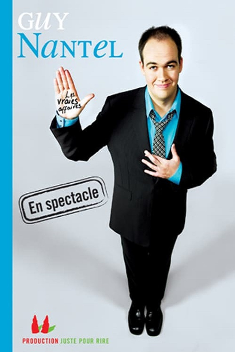 Guy Nantel Les vraies affaires poster background