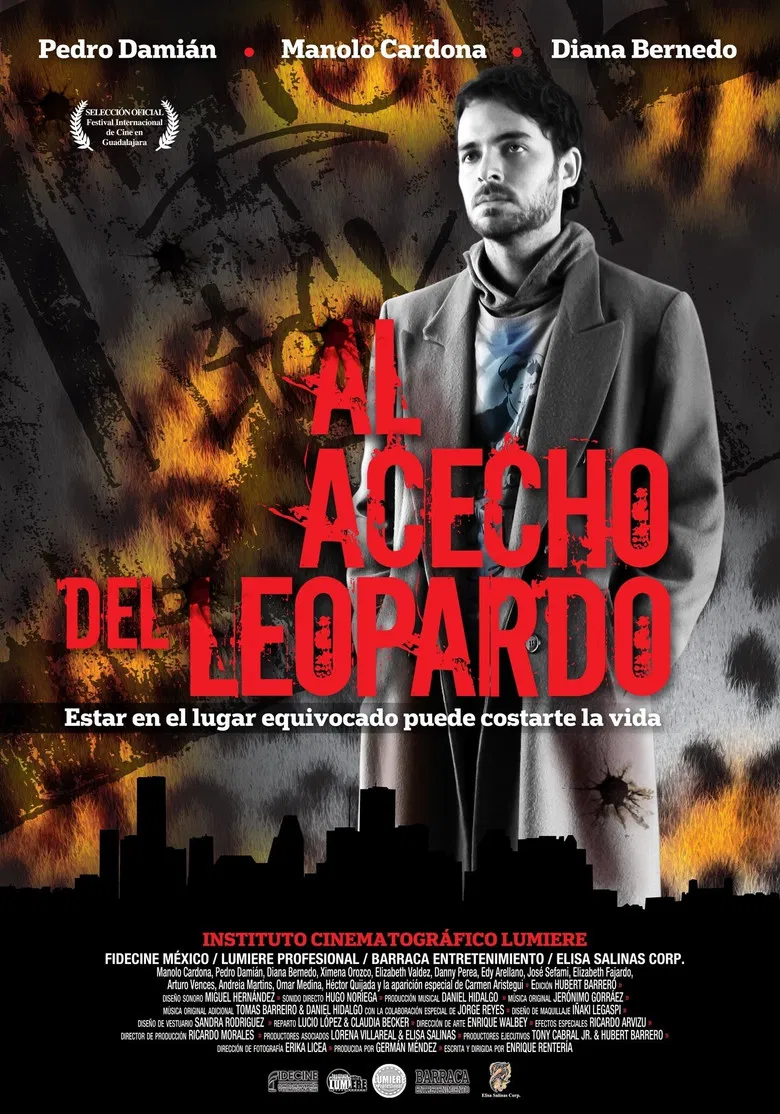 Al acecho del leopardo poster background