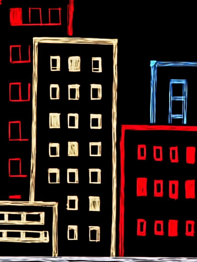 Attention! poster background