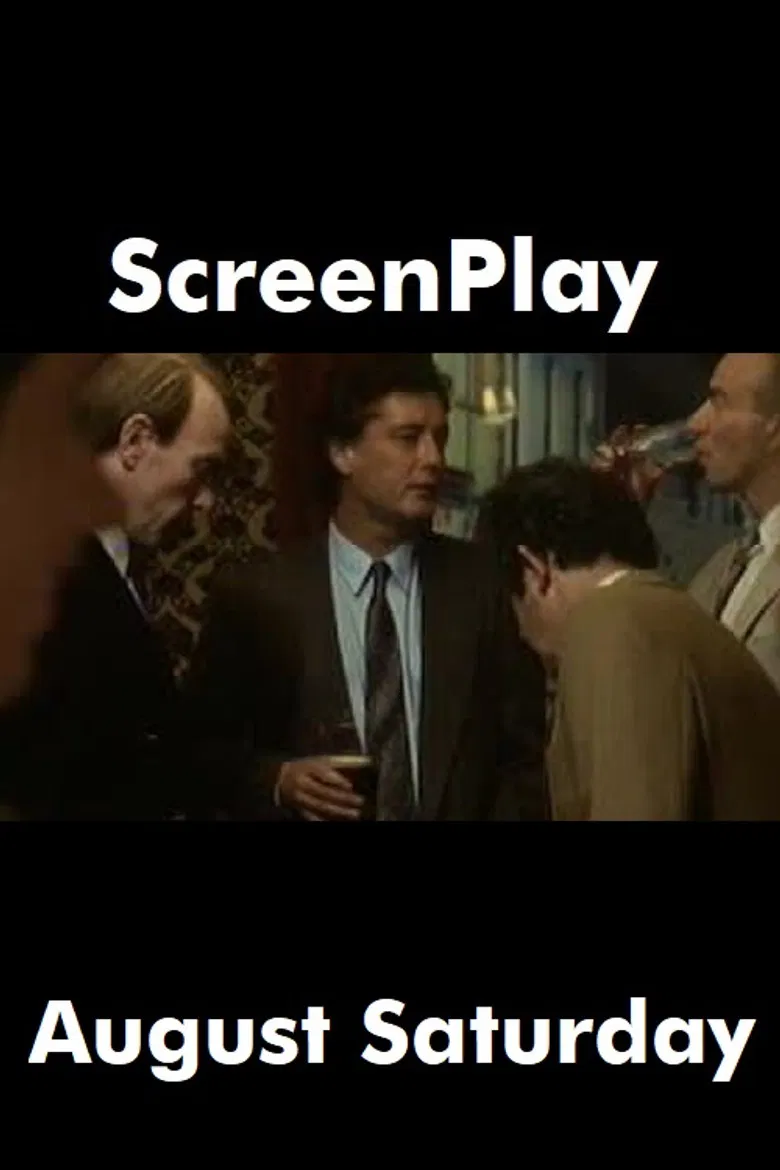 August Saturday poster background