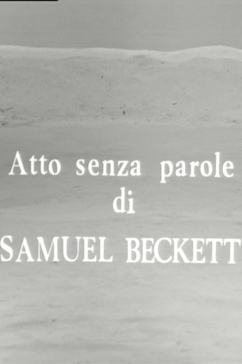 Atto senza parole poster background