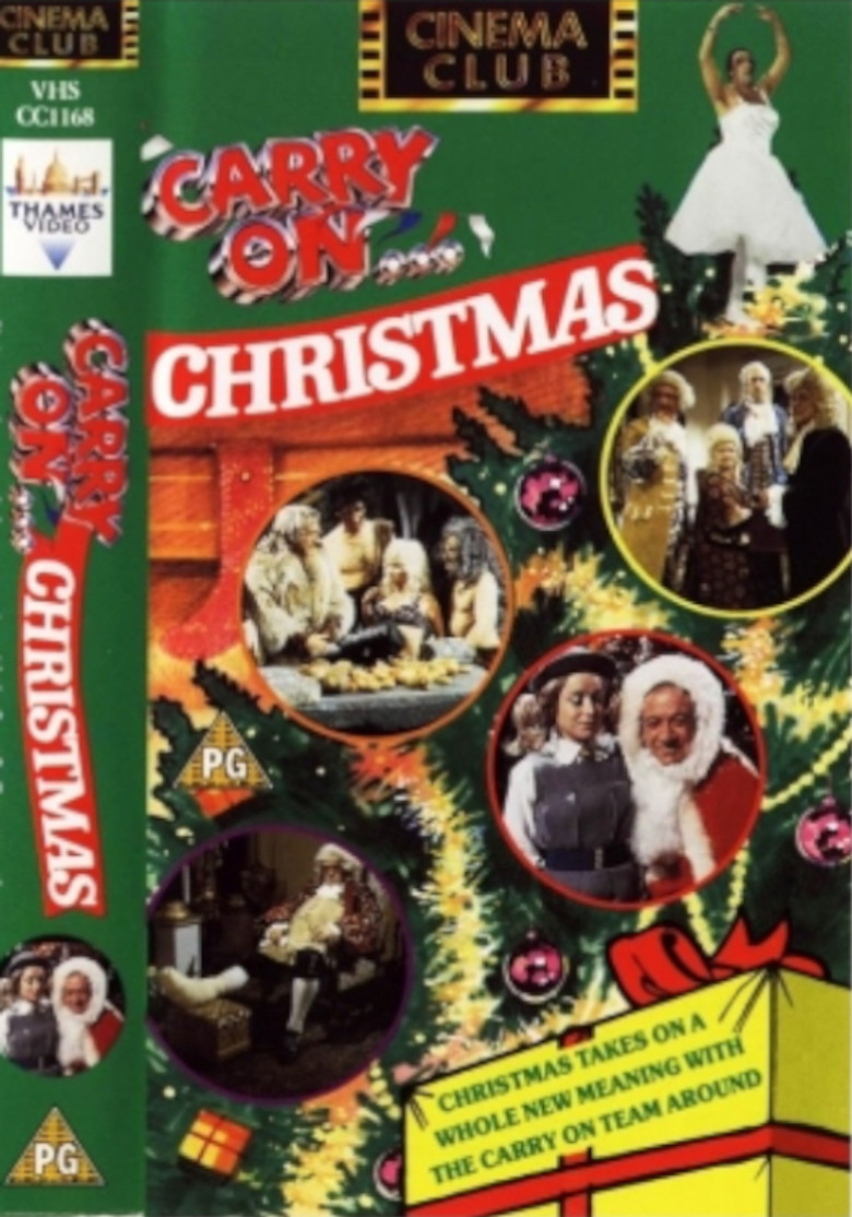 Carry on Christmas poster background