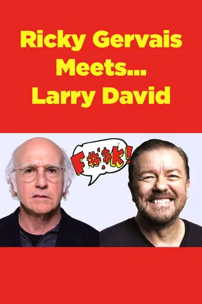 Ricky Gervais Meets... Larry David poster background
