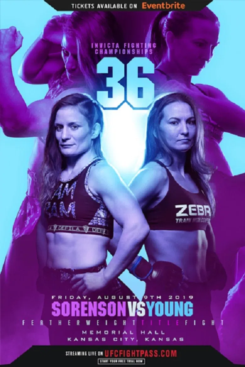 Invicta FC 36: Sorenson vs. Young poster background