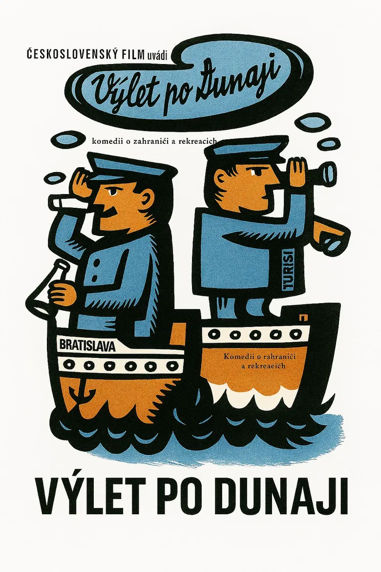 Trip on the Danube poster background