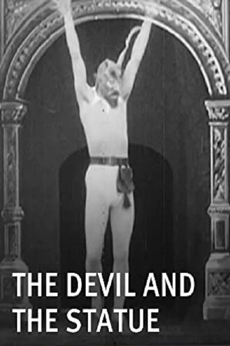 The Devil and the Statue poster background