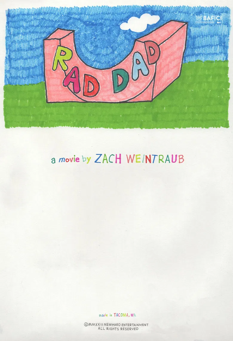 Rad Dad poster background