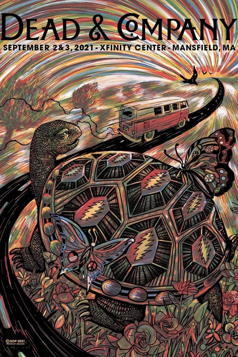 Dead & Company: 2021-09-03 Xfinity Center, Mansfield, MA poster background