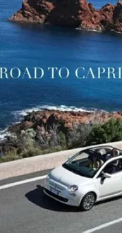 Road to Capri poster background