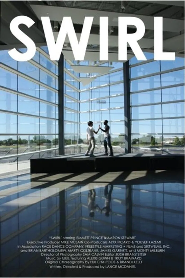 Swirl poster background