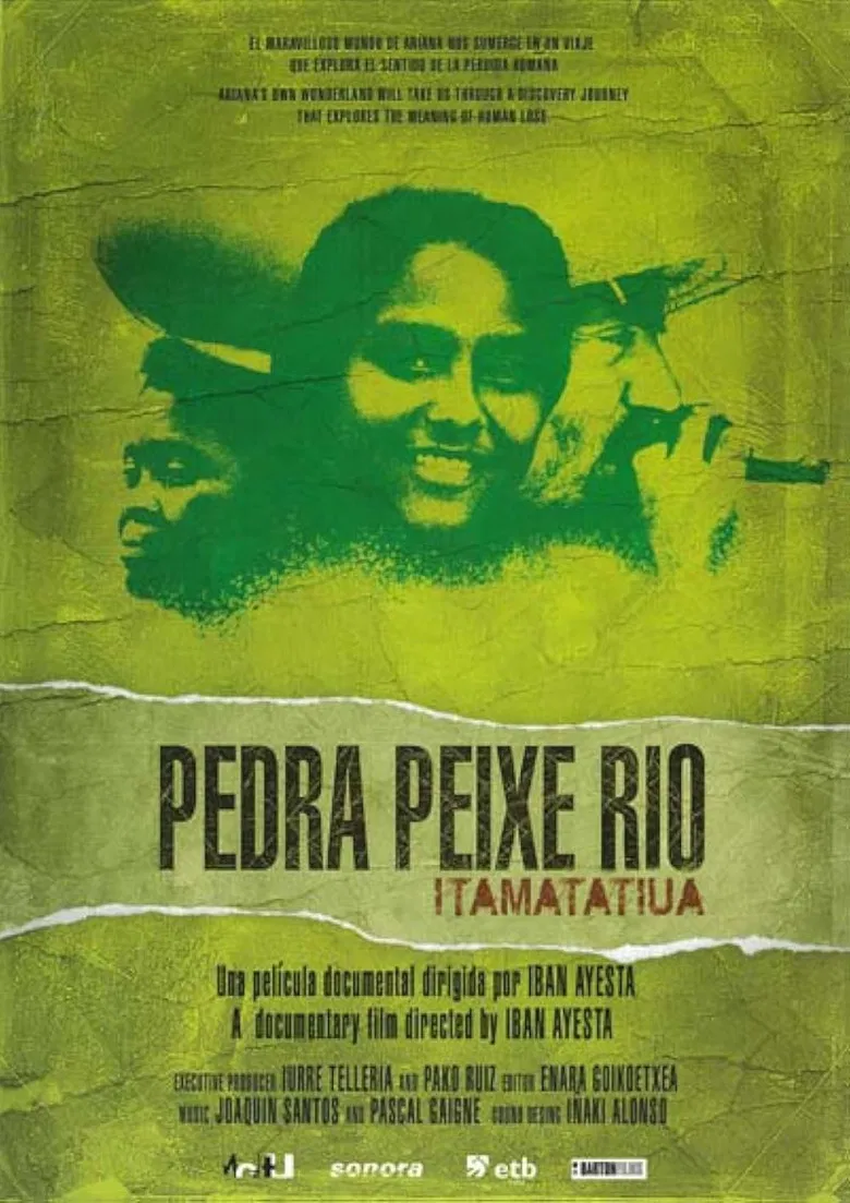 Stone, fish, river: Itamatatiua poster background