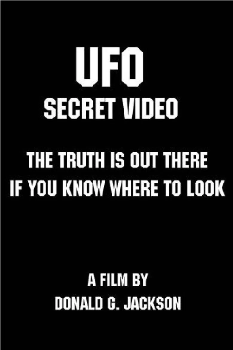 UFO: Secret Video poster background
