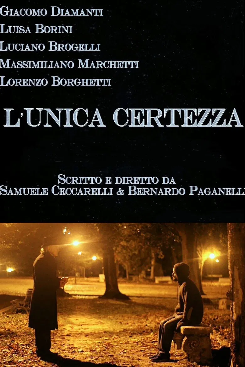 L'unica certezza poster background