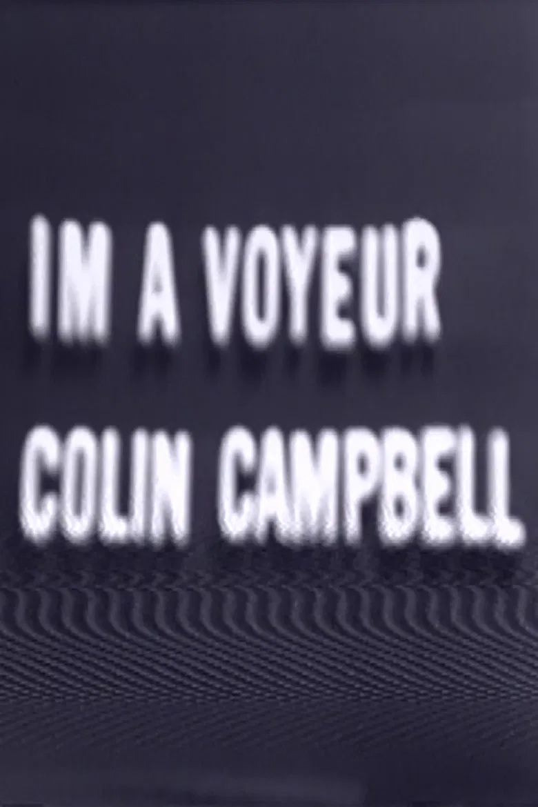 I'm a Voyeur poster background