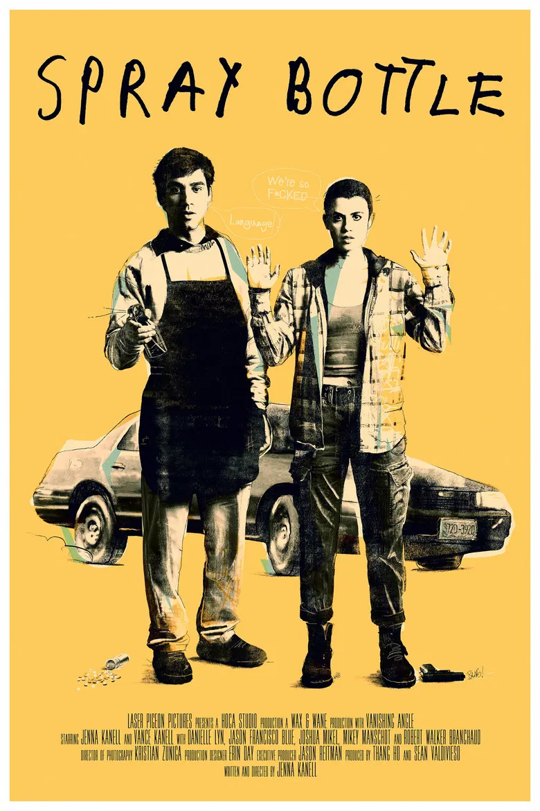 Spray Bottle poster background