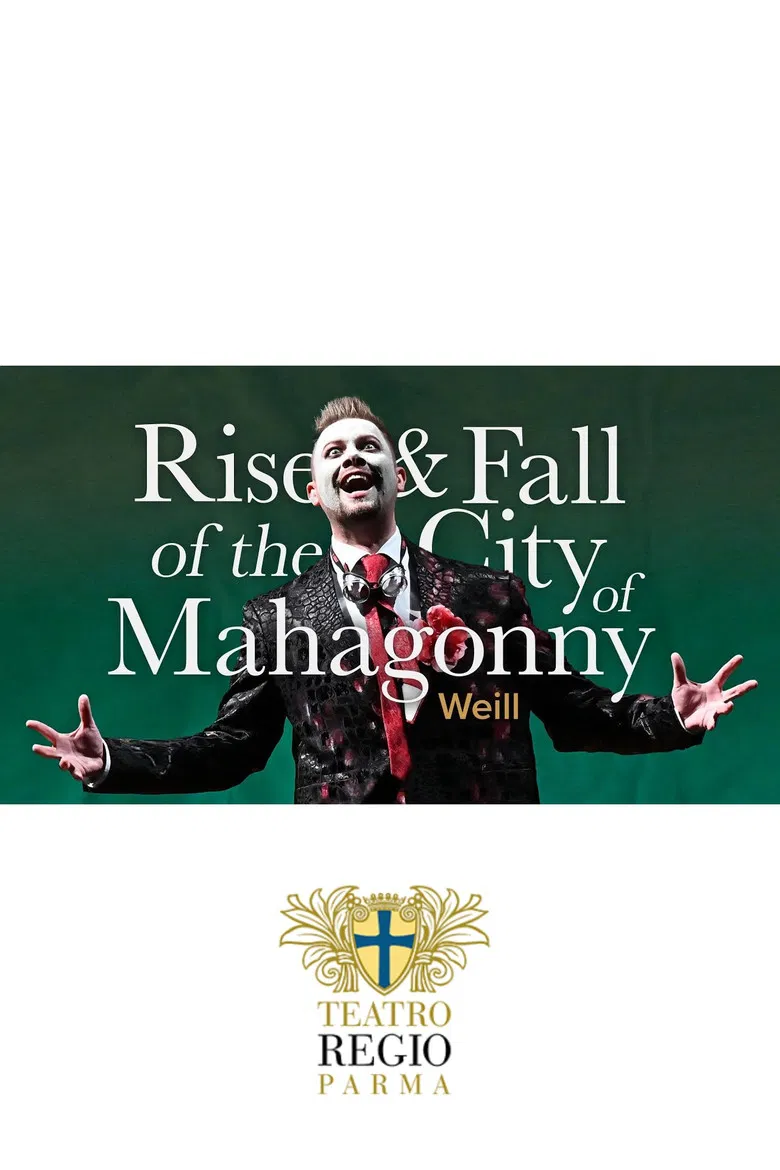Aufstieg und Fall der Stadt Mahagonny poster background