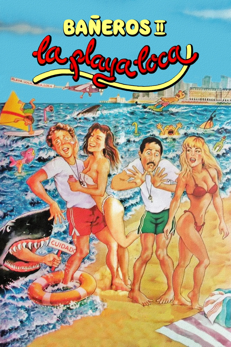 Part-Time Lifeguards II: The Crazy Beach poster background