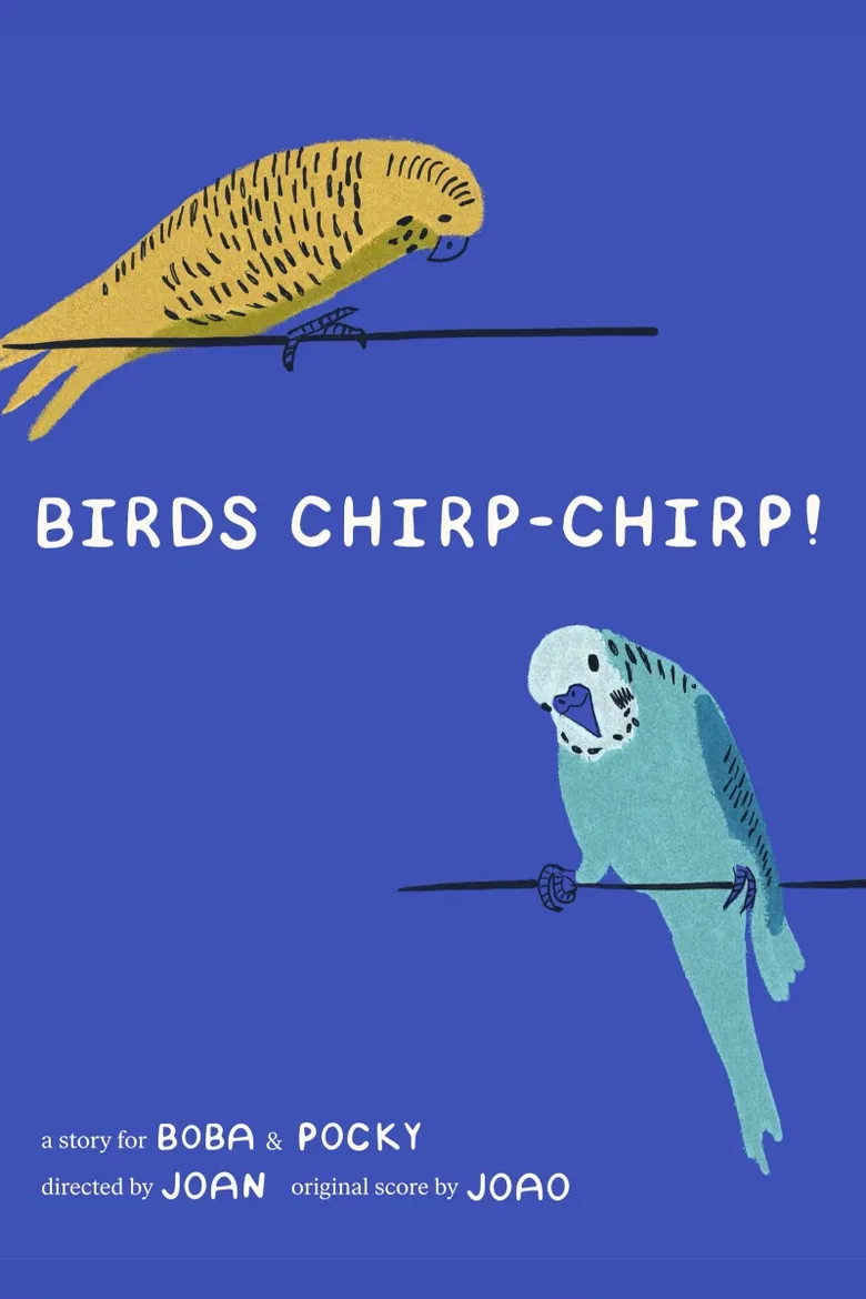 BIRDS CHIRP-CHIRP poster background
