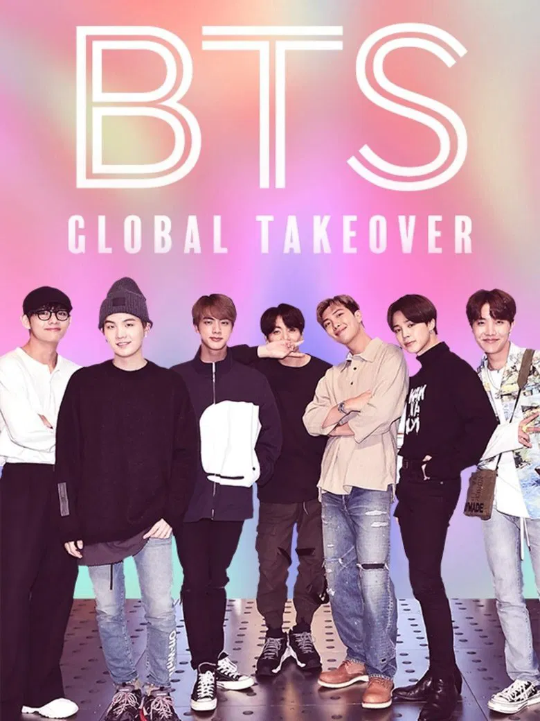 BTS: Global Takeover poster background