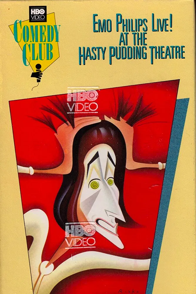 Emo Philips Live! At the Hasty Pudding Theatre poster background