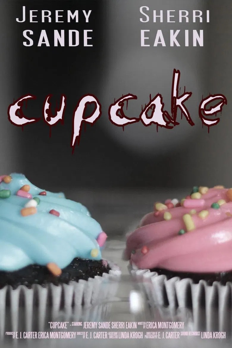 Cupcake poster background