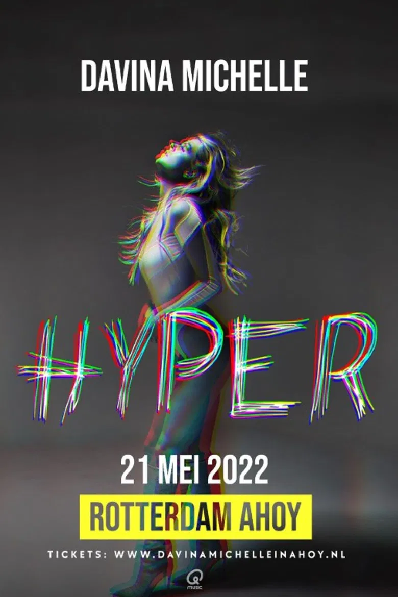 Davina Michelle: concert HYPER (deel 2) poster background