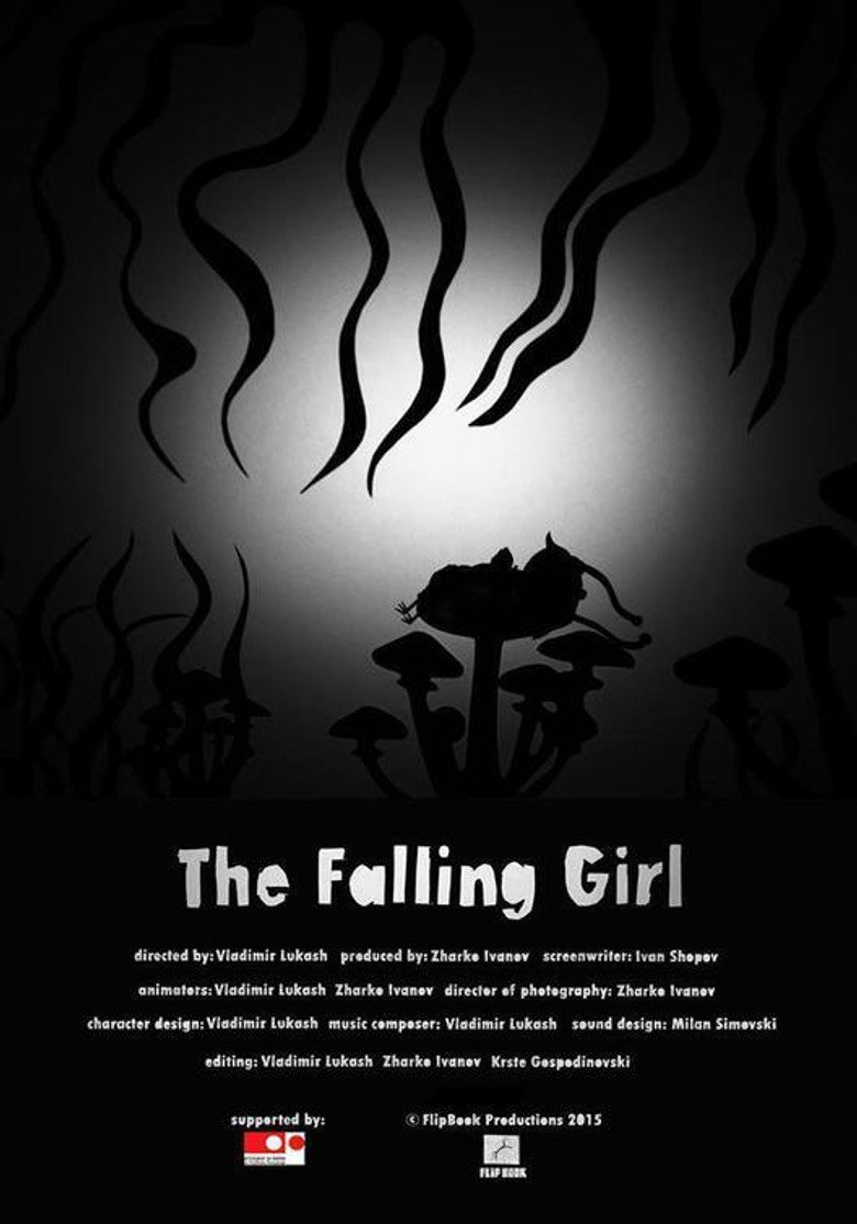The Falling Girl poster background
