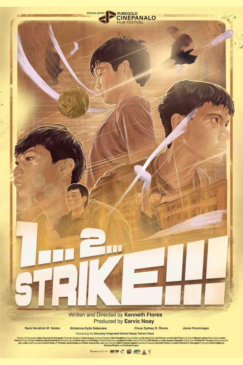 1... 2... Strike!!! poster background