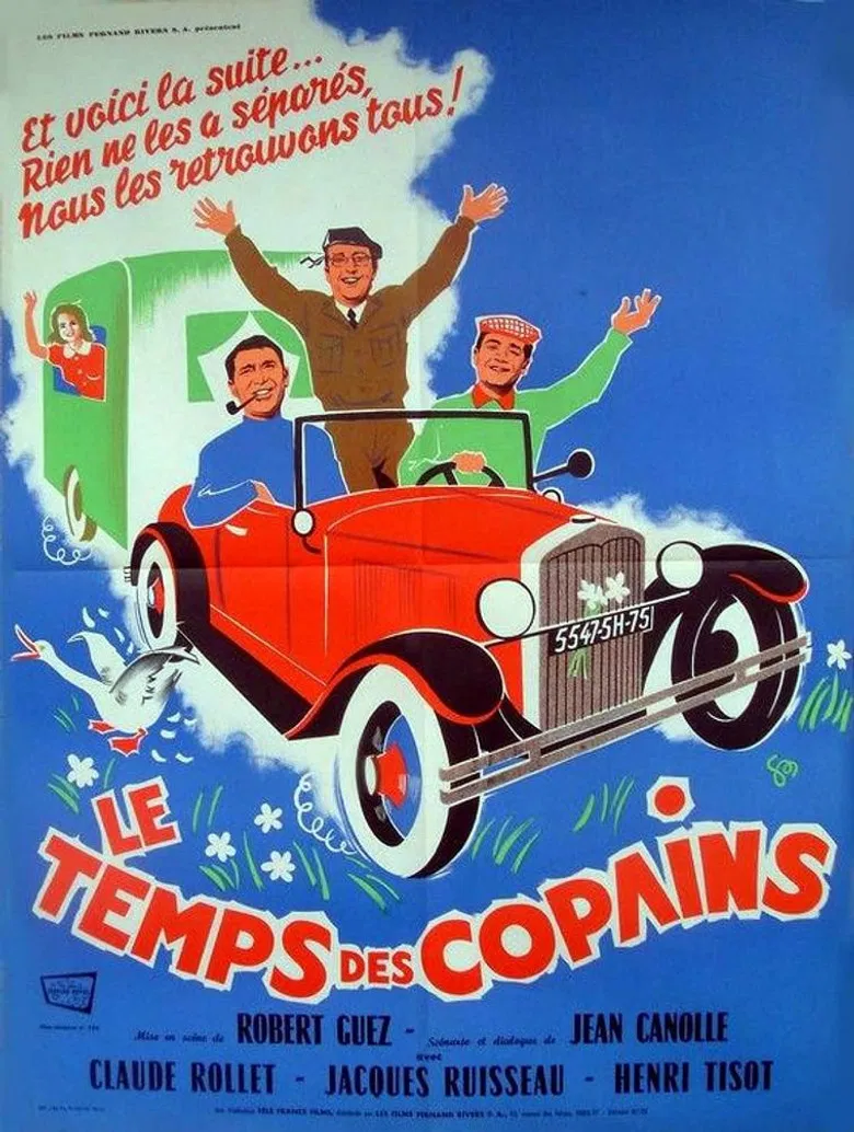 Le temps des copains poster background