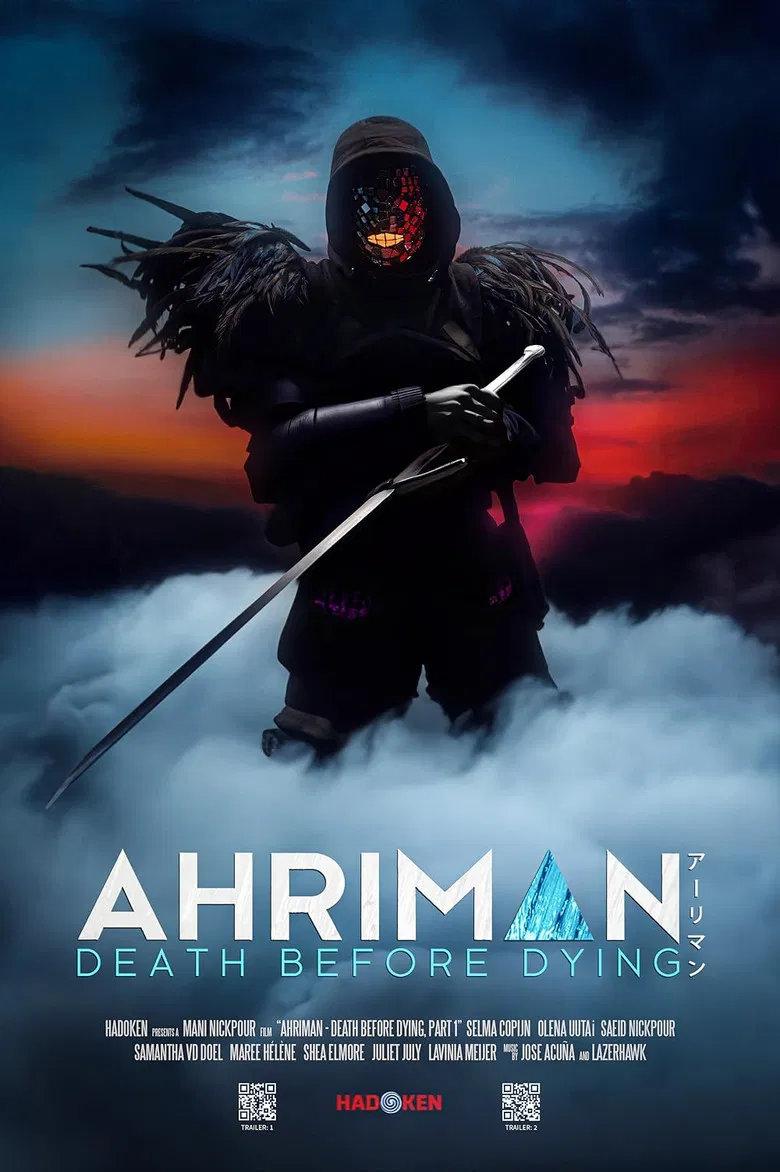 AHRIMAN, PART 1: Death Before Dying poster background
