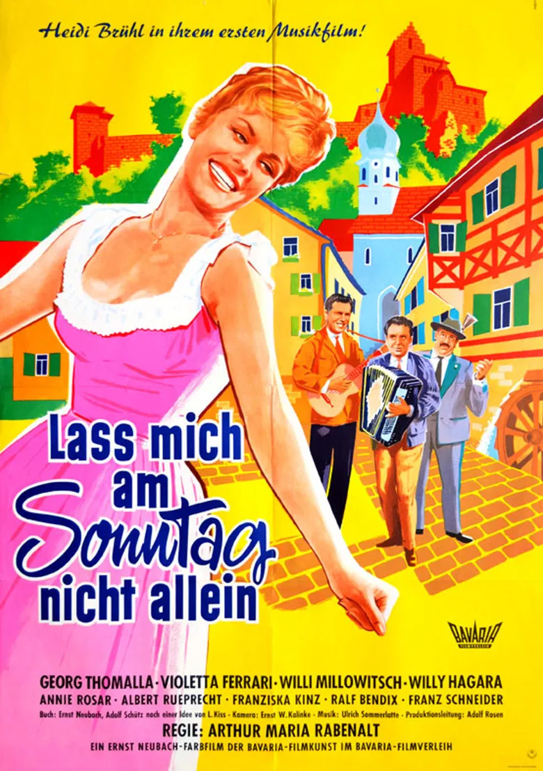 Laß mich am Sonntag nicht allein poster background