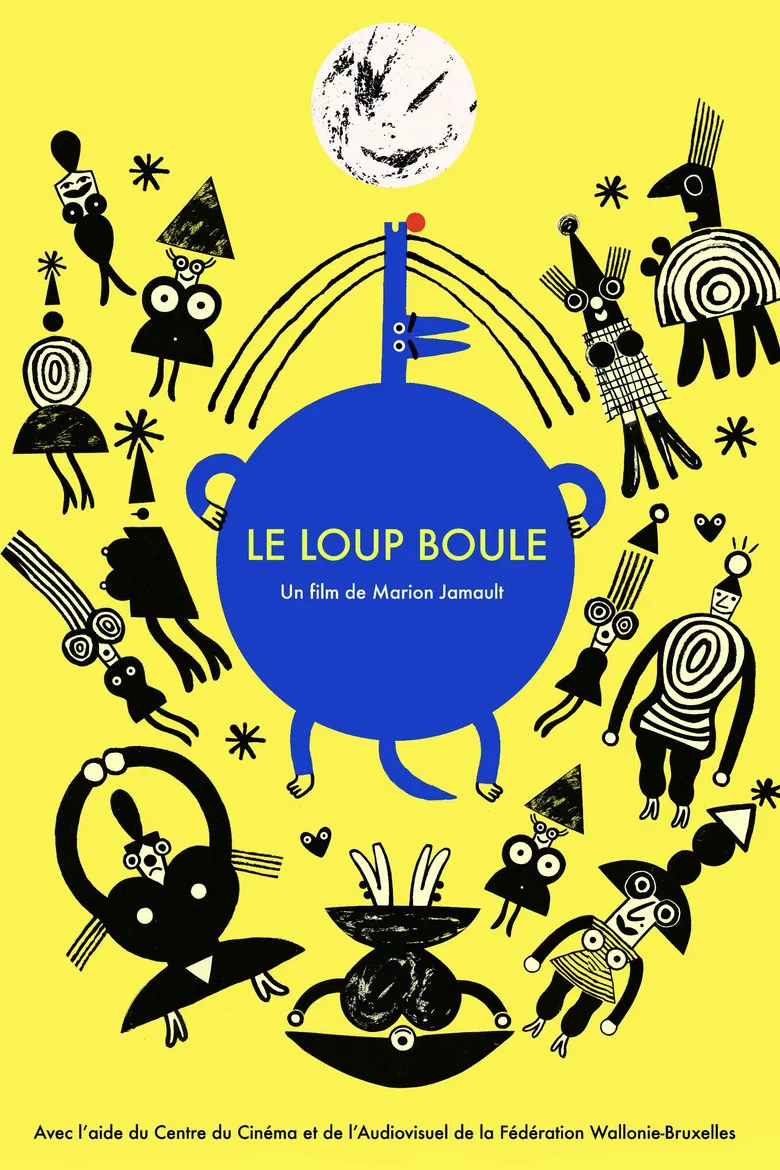 Le loup boule poster background