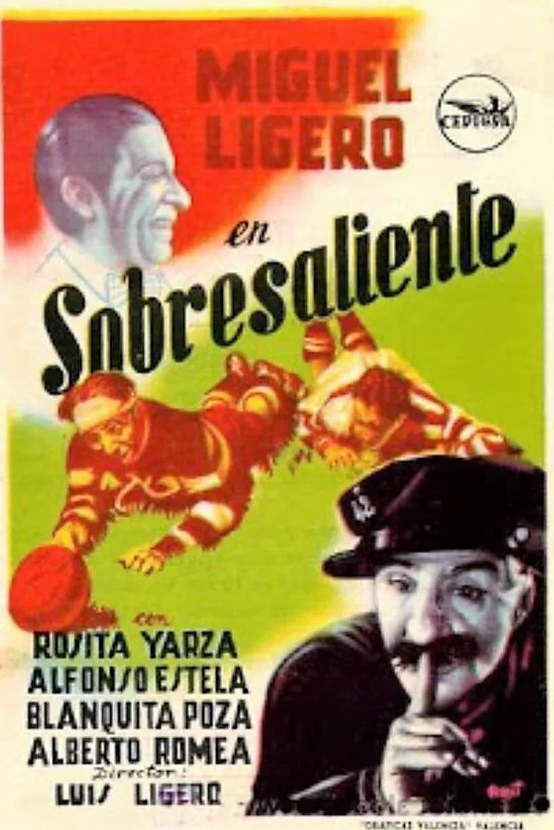 Sobresaliente poster background