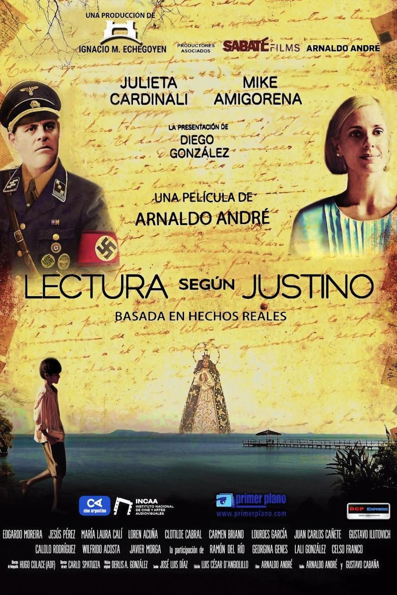 Lectura según Justino poster background