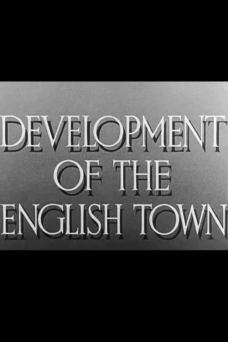 Development of the English Town poster background