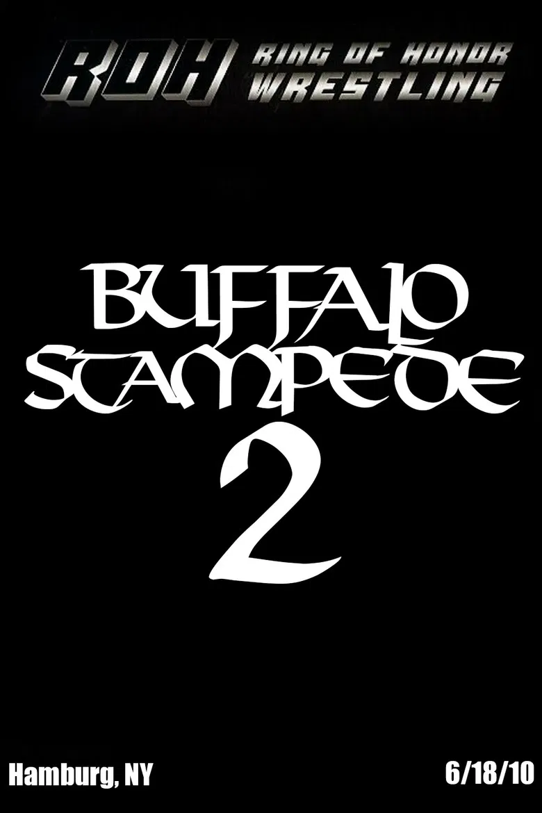 ROH: Buffalo Stampede II poster background