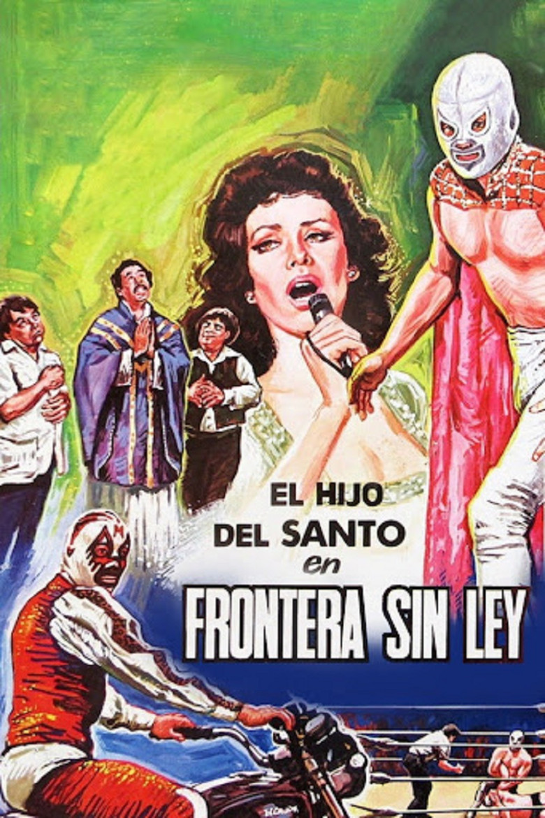 El hijo de Santo en frontera sin ley poster background