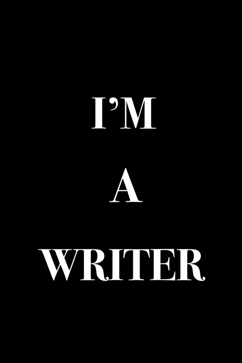I'm a Writer poster background