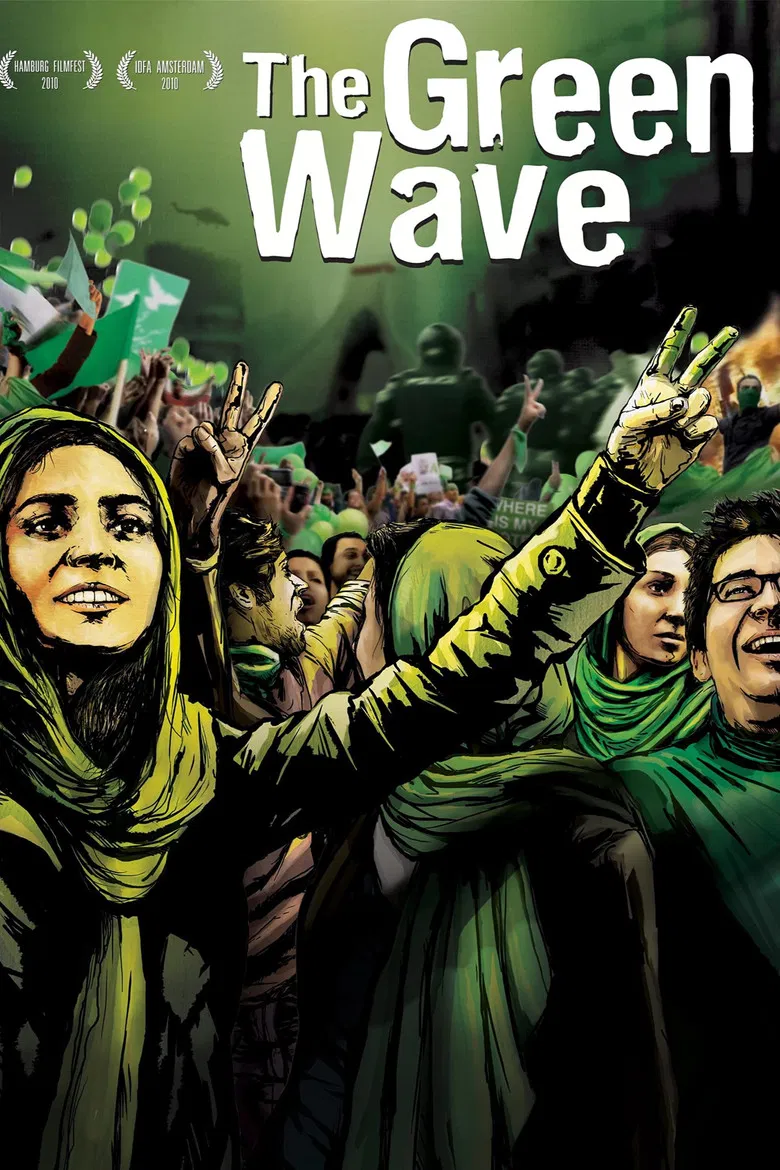 The Green Wave poster background