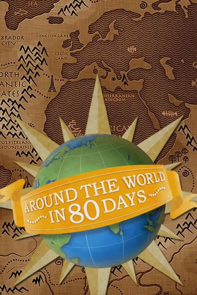 Around the World in 80 Days poster background