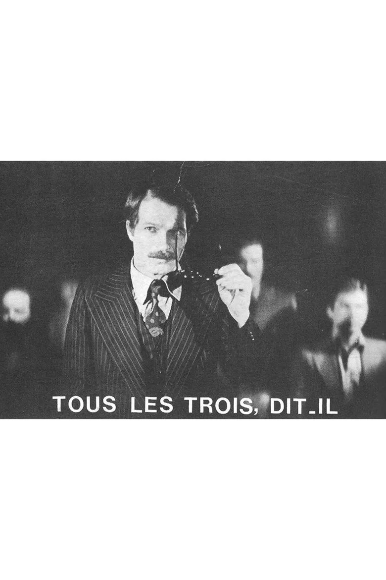 All Three, He Said poster background